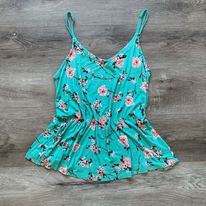 TORRID mint floral cami